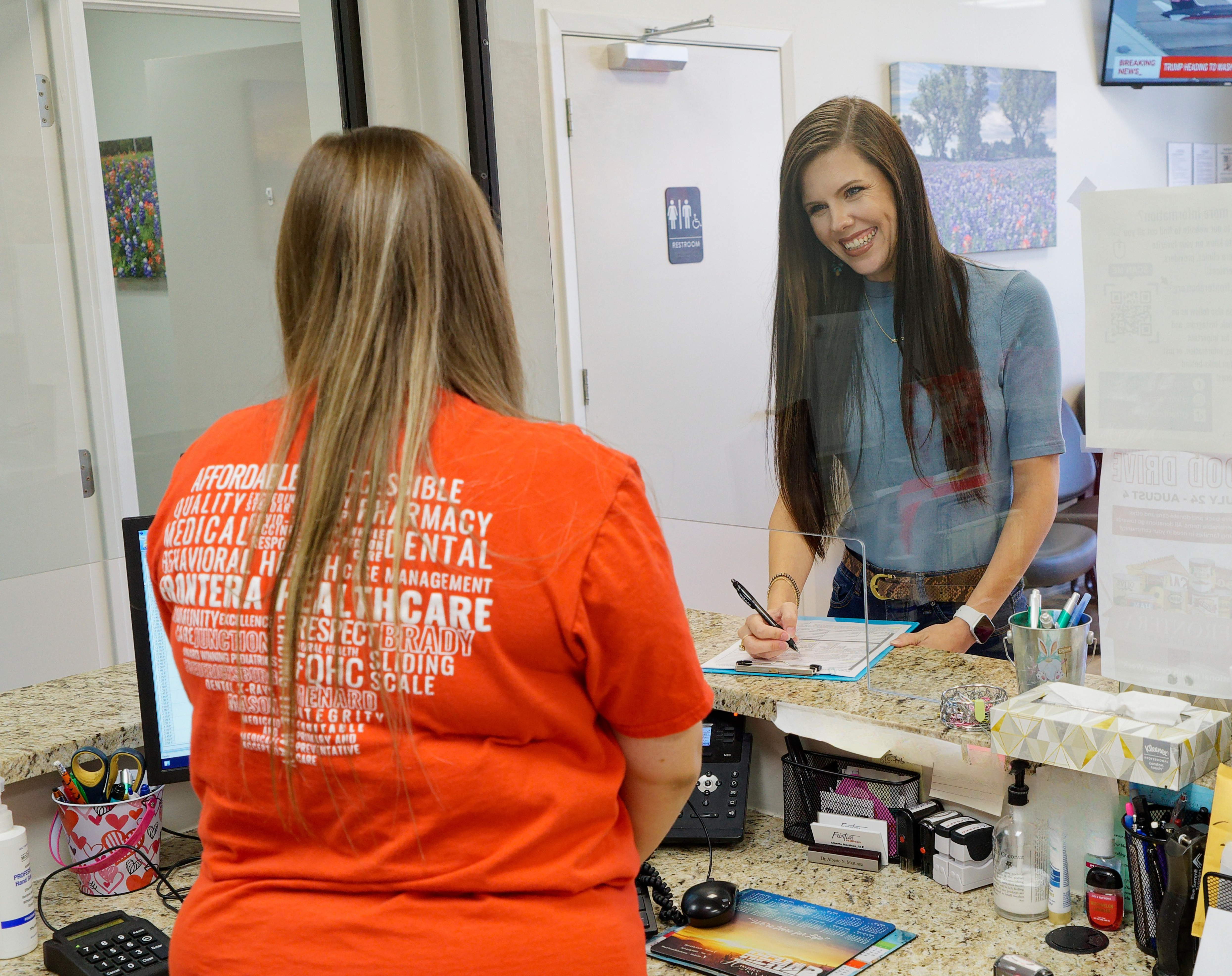 Community and patient support team at Frontera Healthcare Network
